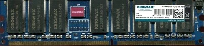 Kingmax Memoria Ram 1Gb DDR400 3200 MPZD42F-D8KT4B 1Gb - Immagine 1 di 4