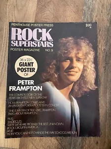 Rock Superstars Poster Magazin #9 Peter Frampton (1975, Penthouse Poster Presse) - Bild 1 von 3