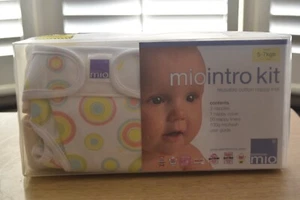 Bambino mio Intro Kit 3 x Reusable  nappy  gift set Small  5-7Kgs or  11-16  lbs - Picture 1 of 1