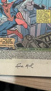 Marvel Team-Up 100 SIGNED BY FRANK MILLER - Vintage Autograph on 1st Page NM - Picture 1 of 2