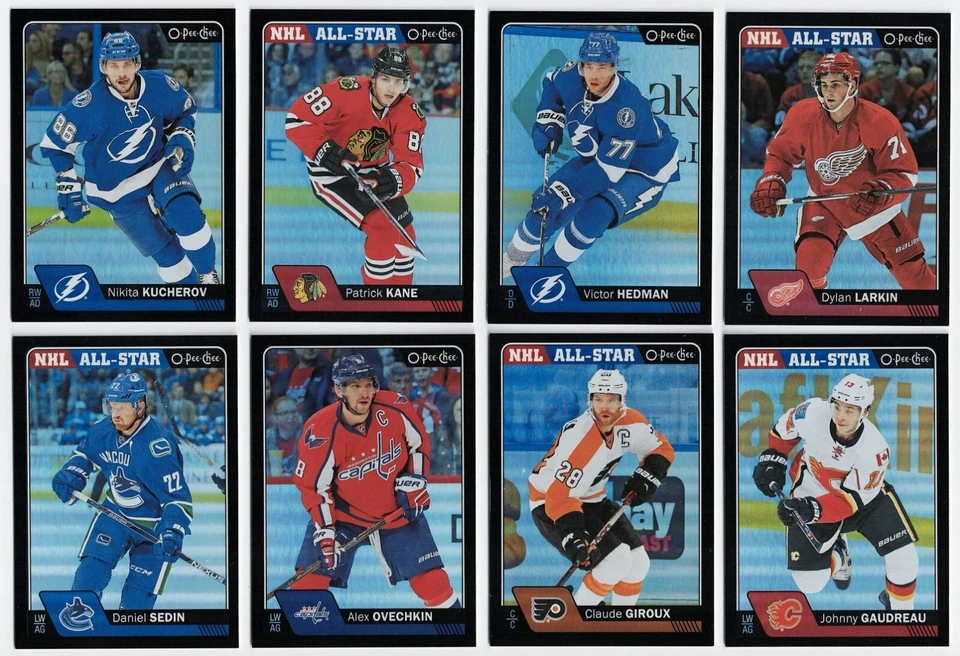 2016-17 O-Pee-Chee OPC Black Rainbow Foil #/100 Pick From List #251 to 500 - Image 1 of 2