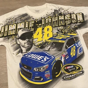 Jimmie Johnson AOP NASCAR T-shirt Men’s XL Sprint Series 2016 Chase Authentics - Picture 1 of 10