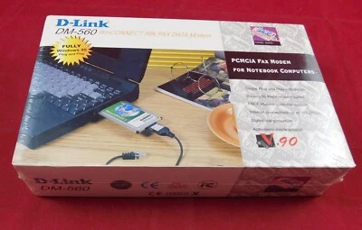 D-Link DM-560 WinConnect 56K Fax Data Modem for Retro Portable Computer  *Neu* - Bild 1 von 2