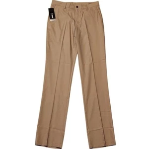 NWT Adidas Men's 34 x 38 Climalite Khaki Golf Pants Extra Long Pleated Stretch - Picture 1 of 7