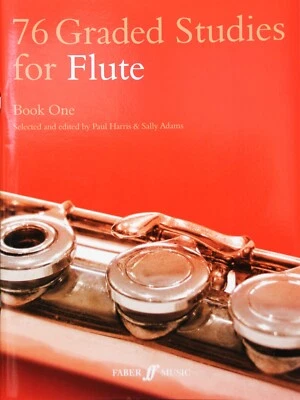 76 Graded Studies for Flute book1 by Paul Harris and Sally Adams - Image 1 of 2