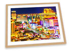 las Vegas Strip Skyline City FRAMED ART PRINT Picture Poster Artwork