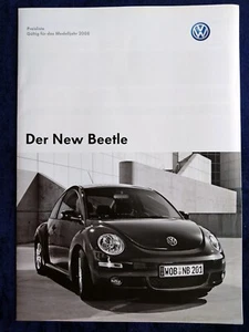 VW New Beetle Preisliste  05.2007, Modelljahr 2008 - Picture 1 of 2