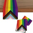 Wide Usage Table Runners Rainbow Stripes Table Mat  Kitchen