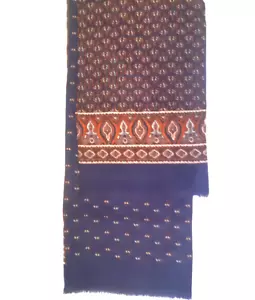 Abrigo Bufanda Vintage Para Hombre Doble Cara Multicolor Estampado Floral Lana 10 in x 56 in - Imagen 1 de 7