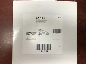 ConTech LA-12-S Silver 3-Way "L" Joiner Connectors 120V/60Hz 20A - Picture 1 of 2