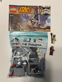 LEGO Star Wars: T-16 Skyhopper (75081) with Minifigures and Manual