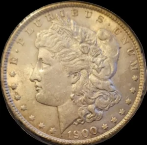 AU+ 1900 (P) Dólar de Plata Morgan (1 moneda) - Imagen 1 de 2