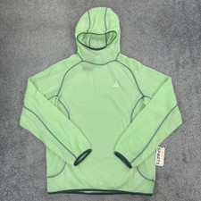 Nike Mens Medium ACG Hoodie Wolf Lichen Green Polartec Loose Fit DV9426-376