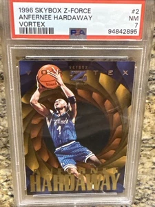 ANFERNEE HARDAWAY 1996-97 SkyBox Z-Force VORTEX #2 PSA 7. Low Pop - Picture 1 of 2