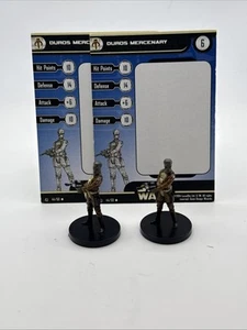 WOTC Star Wars Miniatures - Duros Mercenary: RS #44/60 X2 - Picture 1 of 1