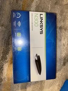 Linskys N300 Wireless-N USB Adapter Up To 300 Mbps - Afbeelding 1 van 2