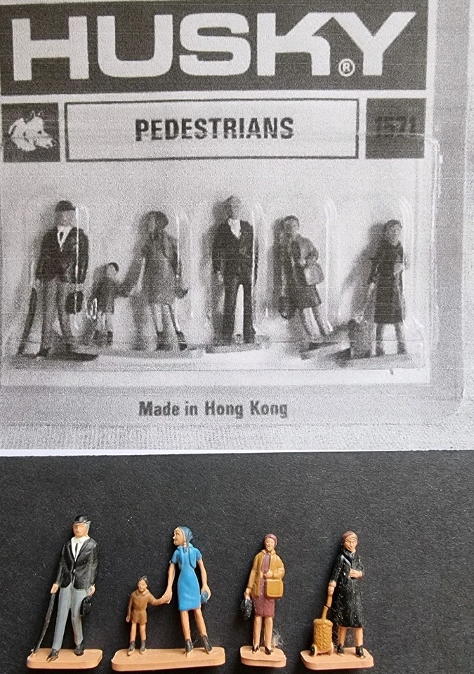 Husky Models by Corgi original PEATONES conjunto de figuras sin caja (falta 1) Foto 1 de 1