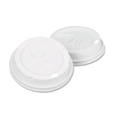 Dixie White Dome Lid Fits 10-16oz Perfectouch Cups 12-20oz Hot Cups WiseSize