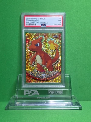 POKEMON 2000 TOPPS CHROME CHARMELEON SPARKLE 5 PSA 7 - Image 1 of 2