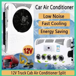 #62 For Semi Trucks Bus RV 12000 BTU 12V Truck Air Conditioner Split A/C Kit - Picture 1 of 11