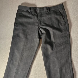 Express Pants Mens 32 x 30 Gray Innovator Slim Tapered Trousers Pant Wool Flaw* - Picture 1 of 10
