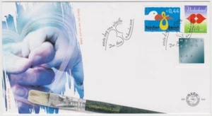 Netherlands FDC 2006, Kissing lips made of two hearts, Birth, Mourning stamp - Picture 1 of 1