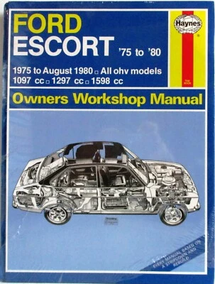 Haynes - Ford Escort / 1975 A Ago 1980 / Manual Del Propietario - Usado - 276 - Imagen 1 de 4
