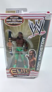 Mattel WWE Elite Wrestling Figure Sigillato MIB Series 17 Kofi Kingston Tag Team - Foto 1 di 10