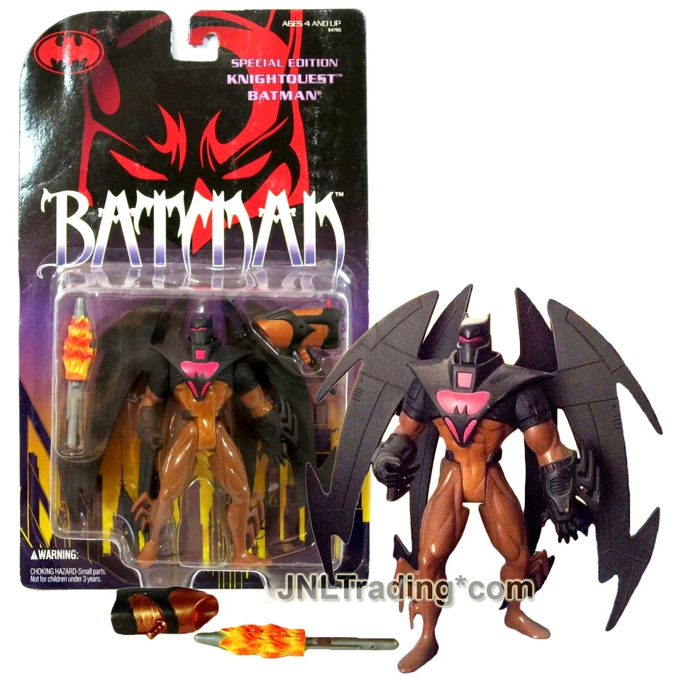 Yr 1995 DC Special Edition 5 Inch Figure KNIGHTQUEST BATMAN with Removable Wings Foto 1 de 1