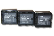 3x Battery for Panasonic VW-VBN260E-K VW-VBN260E 1100mAh