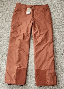 Pantaloni da sci snowboard nuovi con etichette Patagonia uomo isolati Powder Town XL Sisu marrone  - Foto 1 di 16