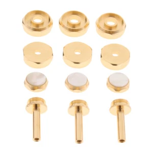 Trumpet Valve Finger Buttons Repair Parts Hexagon - Picture 1 of 5