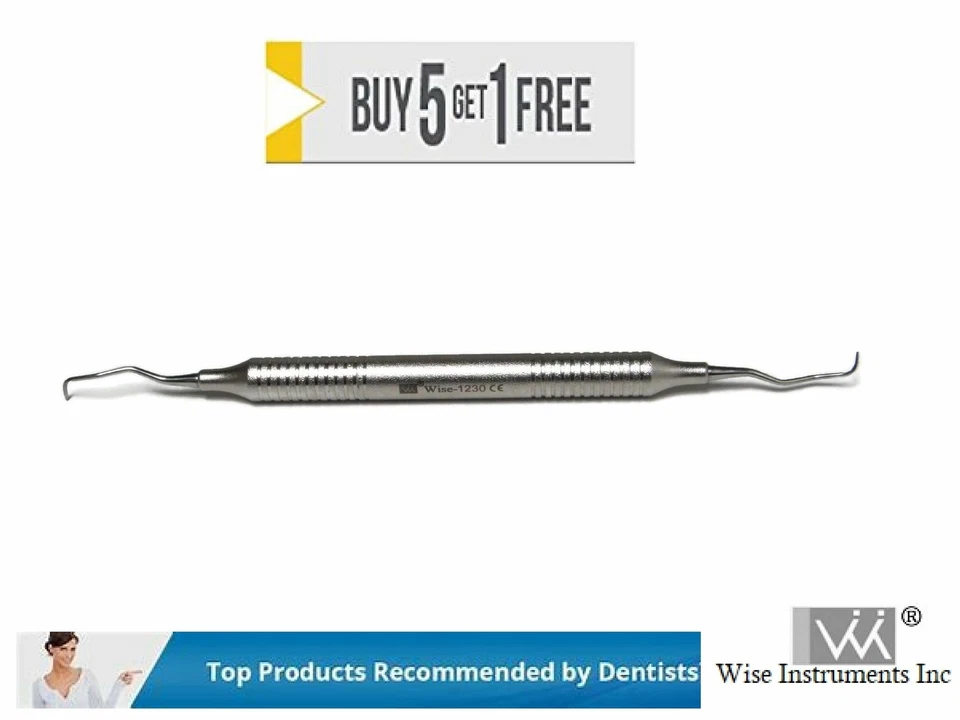 Escalador y cureta dental Gracey Curette 11/12 de Wise instruments  Foto 1 de 1