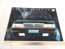 BROCHURE DEPLIANT ORIGINALE LANCIA THEMA TURBO 16v LX 1992 LINGUA ITALIANO