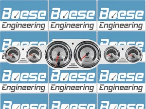 Billet Aluminum 6 Gauge Street Rod / Hot Rod Universal Gauge Panel Dash Insert - Bild 1 von 5