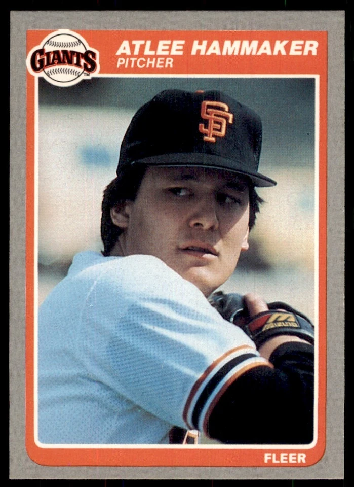 1985 Fleer Atlee Hammaker Baseball Cards #608 - Image 1 of 2
