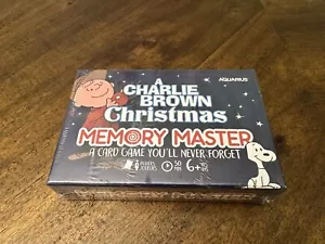 Charlie Brown Christmas Memory Master Card Game New & Sealed - Picture 1 of 2