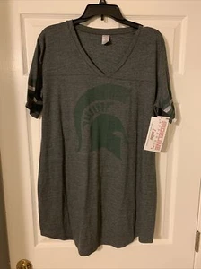 Camisa de dormir Michigan State Spartans Damas Deline Mangas Cortas 1XL - Imagen 1 de 1