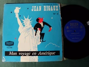 JEAN RIGAUX No 6, My Voyage en America 10" 25 cm LP DECCA 133.788 JAN MARA - Bild 1 von 2