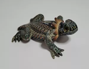 Jon Stuart Anderson Small Horned Toad Lizard Polymer Clay Sculpture 2003 - Picture 1 of 6
