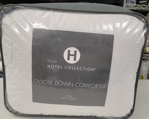 Hotel Collection European White Goose Down KING Comforter Heavy Weight $1080 - Picture 1 of 6