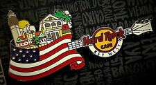 KEY WEST FLAG OVER CITY COUNTRY GUITAR SERIES LIGHTHOUSE Hard Rock Cafe PIN
