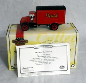 Matchbox Collectibles Die-Cast 1920 Mack AC Truck YY030A/SA-M w/ COA & Box - Picture 1 of 10