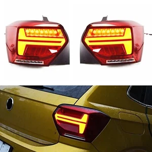 LED Taillight Lamp Rear Light Assembly For Volkswagen Polo 2011-2018 2015 - Picture 1 of 13