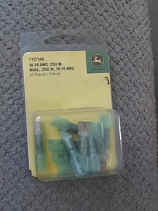 10 pack John Deere TY27146 CONNECTOR 16-14 AWG .250 Male - Picture 1 of 2