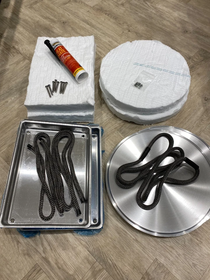 AVEC Kit de aislamiento de puerta trasera y tapa Aga - ahorro a granel - 2 hornos antes de 1974