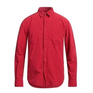 Aspesi || Alvaro Wool Lined Overshirt Jacket Garnet Red Medium - Picture 1 of 12