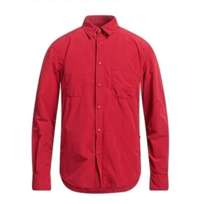 Aspesi || Alvaro Wool Lined Overshirt Jacket Garnet Red Medium - Image 1 of 4
