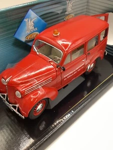 1:18 Renault Juvaquatre pompiers. Fire. 1959. Solido. - Picture 1 of 5