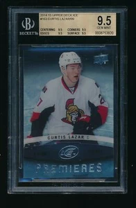 2014-15 Upper Deck Ice #163 Curtis Lazar 71/99 RC Beckett Graded 9.5 Gem Mint - Picture 1 of 1